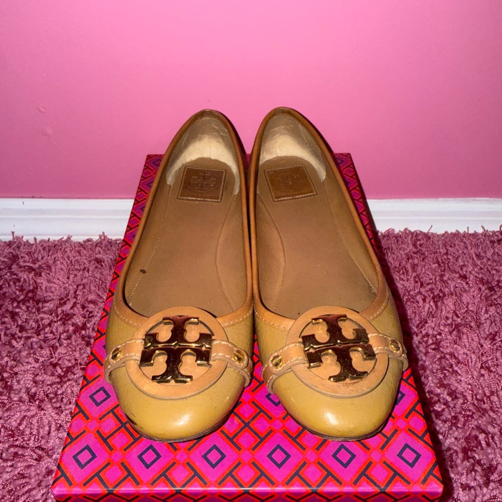 Tory Burch Reva Travel Ballet Flats size 8.5
